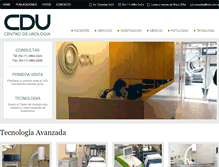 Tablet Screenshot of cdu.com.ar
