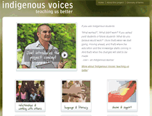 Tablet Screenshot of indigenousvoices.cdu.edu.au