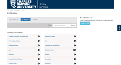 Desktop Screenshot of libguides.cdu.edu.au